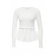 Джемпер THE FRILL WAIST PEPLUM JUMPER LOST INK артикул LO019EWJOW74 фото товара