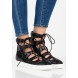 Кроссовки STARRY LACE UP CUT OUT HI TOP - BLACK LOST INK модель LO019AWGIS97 купить cо скидкой