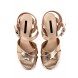 Босоножки ROXA HIGH BLOCK HEEL PLATFORM SANDAL - ROSE GOLD LOST INK артикул LO019AWGOJ11