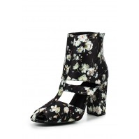 Ботильоны DENNY FLORAL BLOCK HEEL ANKLE BOOT LOST INK